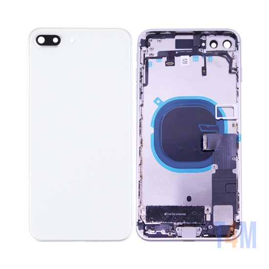 Back Cover with Frame+Flex+Vibrator Apple iPhone 8 Plus White